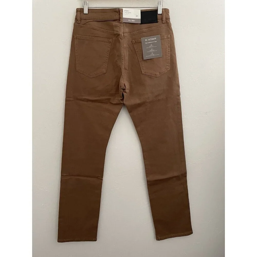 DL1961 Avery Modern Straight Jeans Men's brown denim jeans size 31x34
